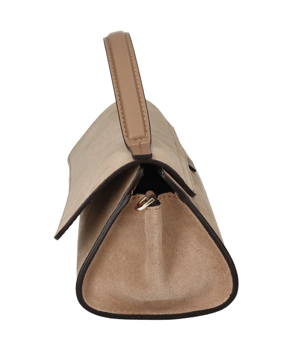 INTER-CHAUSSURES 【LORISTELLA】レザーコンビワイドフラップバッグ 