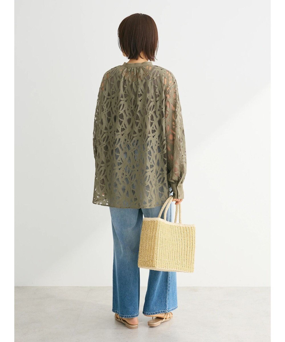 Green Parks ・ＥＬＥＮＣＡＲＥ　ＤＵＥ　レースバンドカラーブラウス 