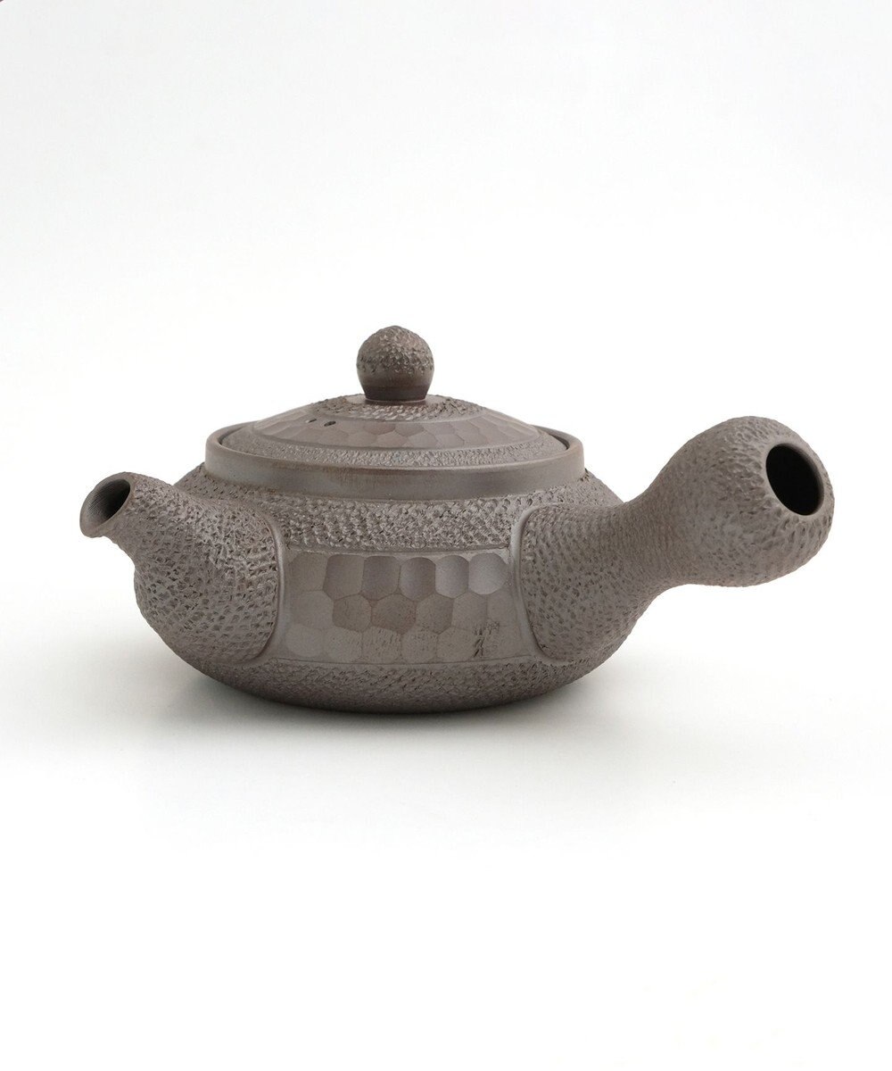 たち吉 【たち吉】ダイヤ彫中帯急須〈１個〉四日市萬古焼 