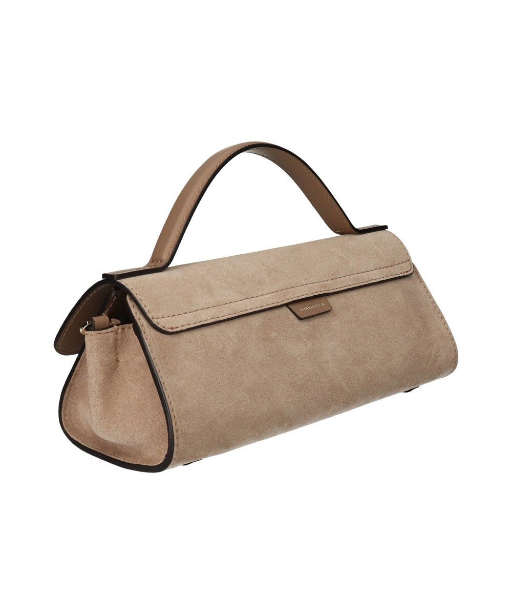 INTER-CHAUSSURES 【LORISTELLA】レザーコンビワイドフラップバッグ 