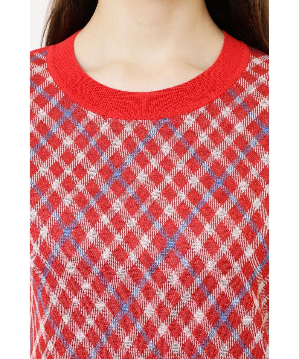 DAKS チェックジャカードプルオーバー 