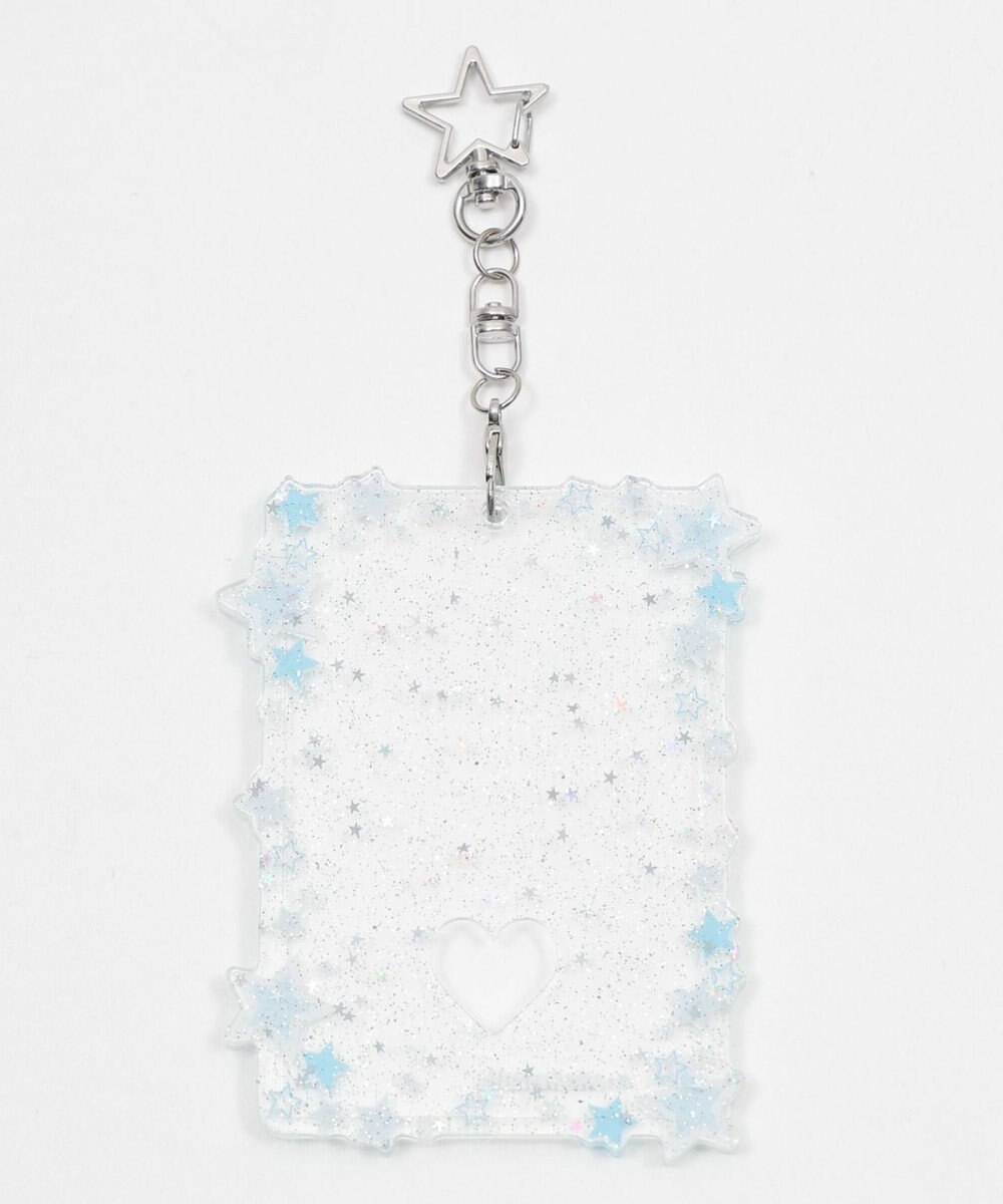 WEGO 【痛バ＆推し活】キラキラスターカードホルダーキーホルダー 