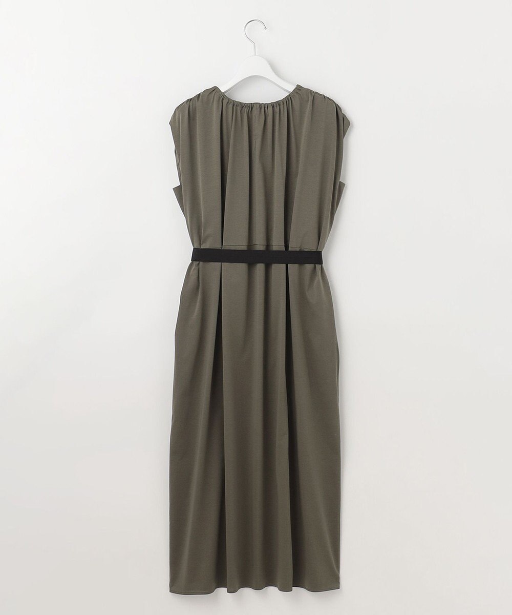 自由区 L 【洗える】ライトギャザーフレンチスリーブ ワンピース 