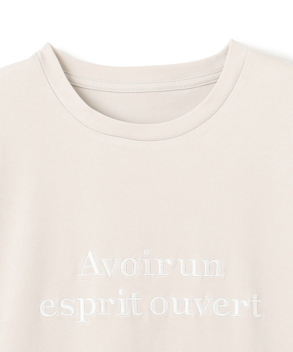 UNFILO 【新色追加】BEAUTY FORM-Tコットン ロゴフレンチT 