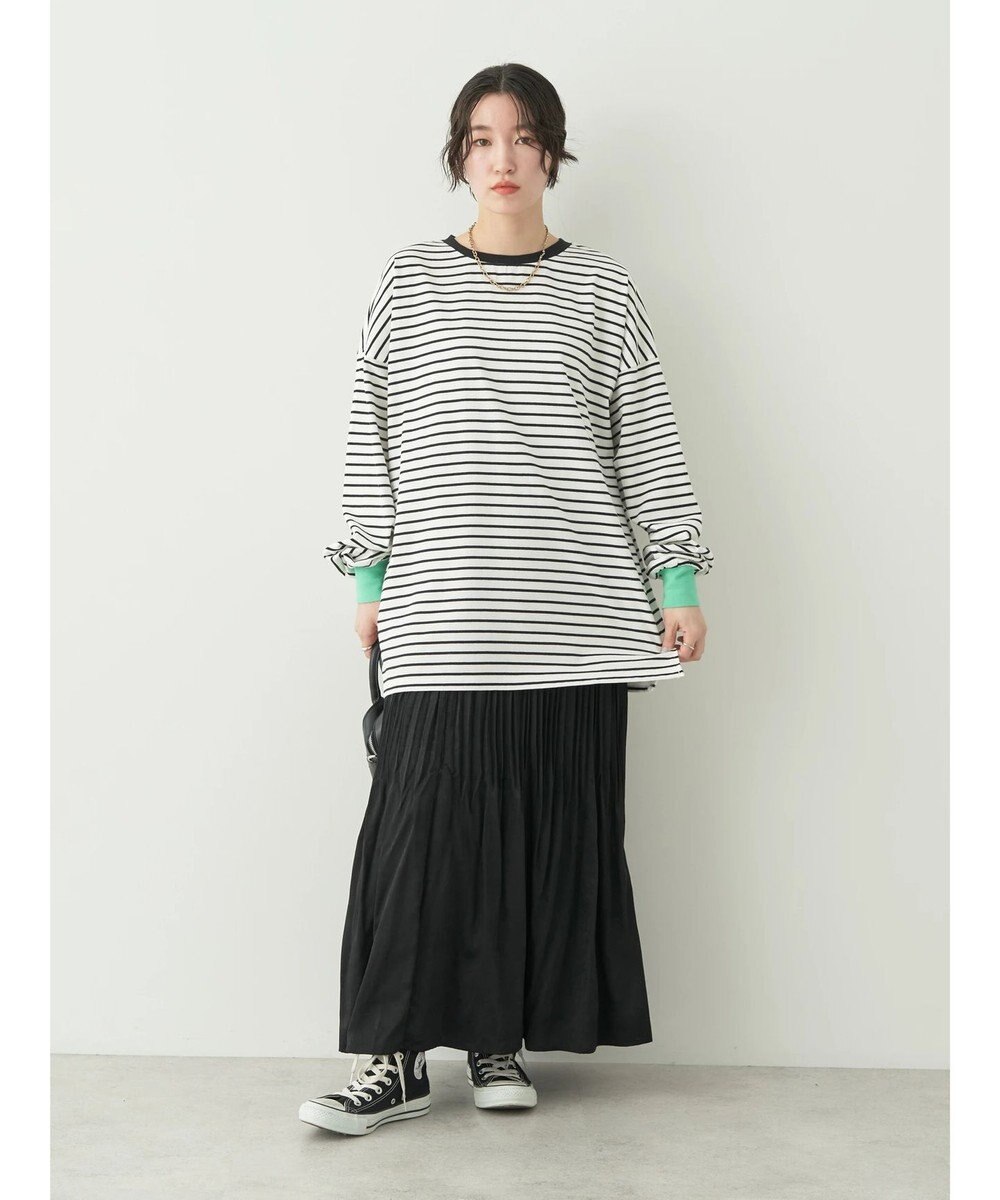 earth music&ecology トリカラーボーダーロンＴＥＥ 