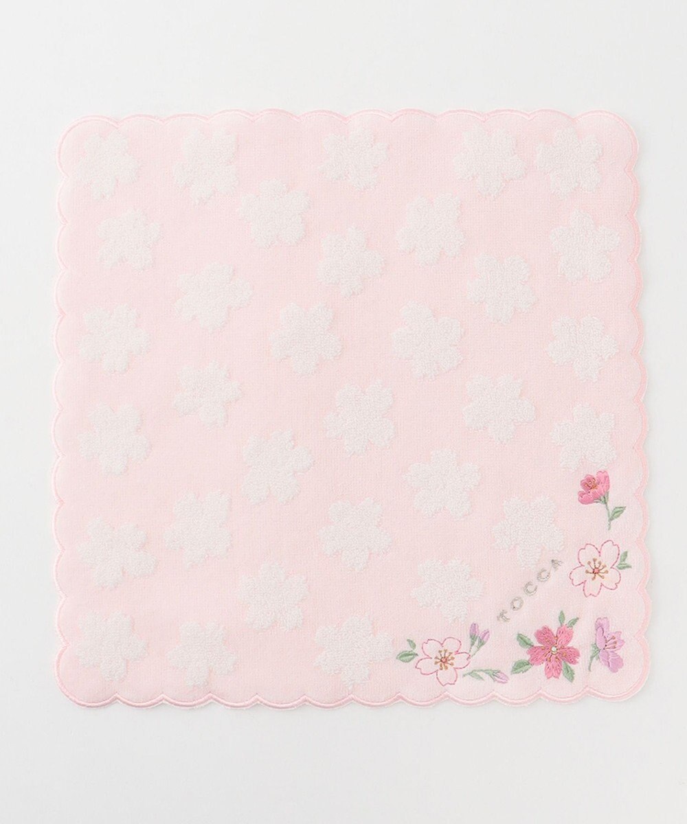 TOCCA SAKURA MOTIF TOWELCHIEF タオルハンカチ 