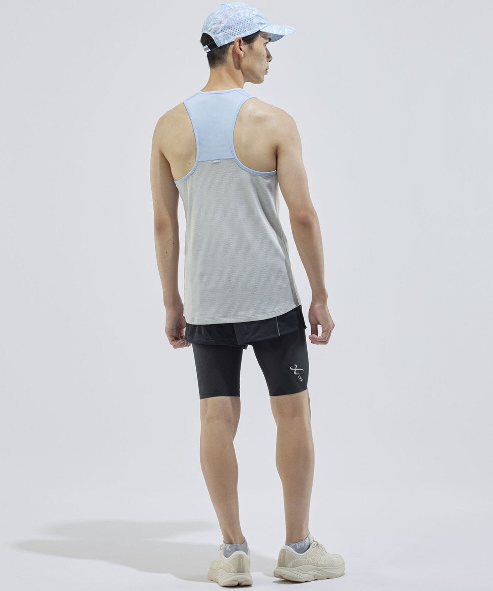 CW-X 【UNISEX】 CW-X ランニングシャツ メッシュ素材 涼しい着ごこち スポーツウェア ノースリーブ ユニセックス DLR160 /ワコール 