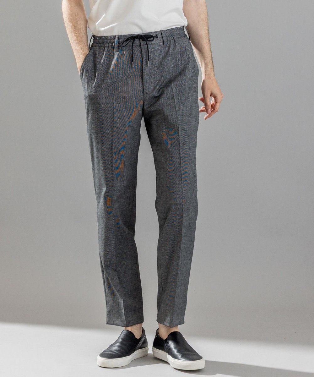 JOSEPH HOMME 【ストレッチ/ウエストゴム仕様】キャリーマンストレッチ ドロスト付ストレートパンツ / HOVE 