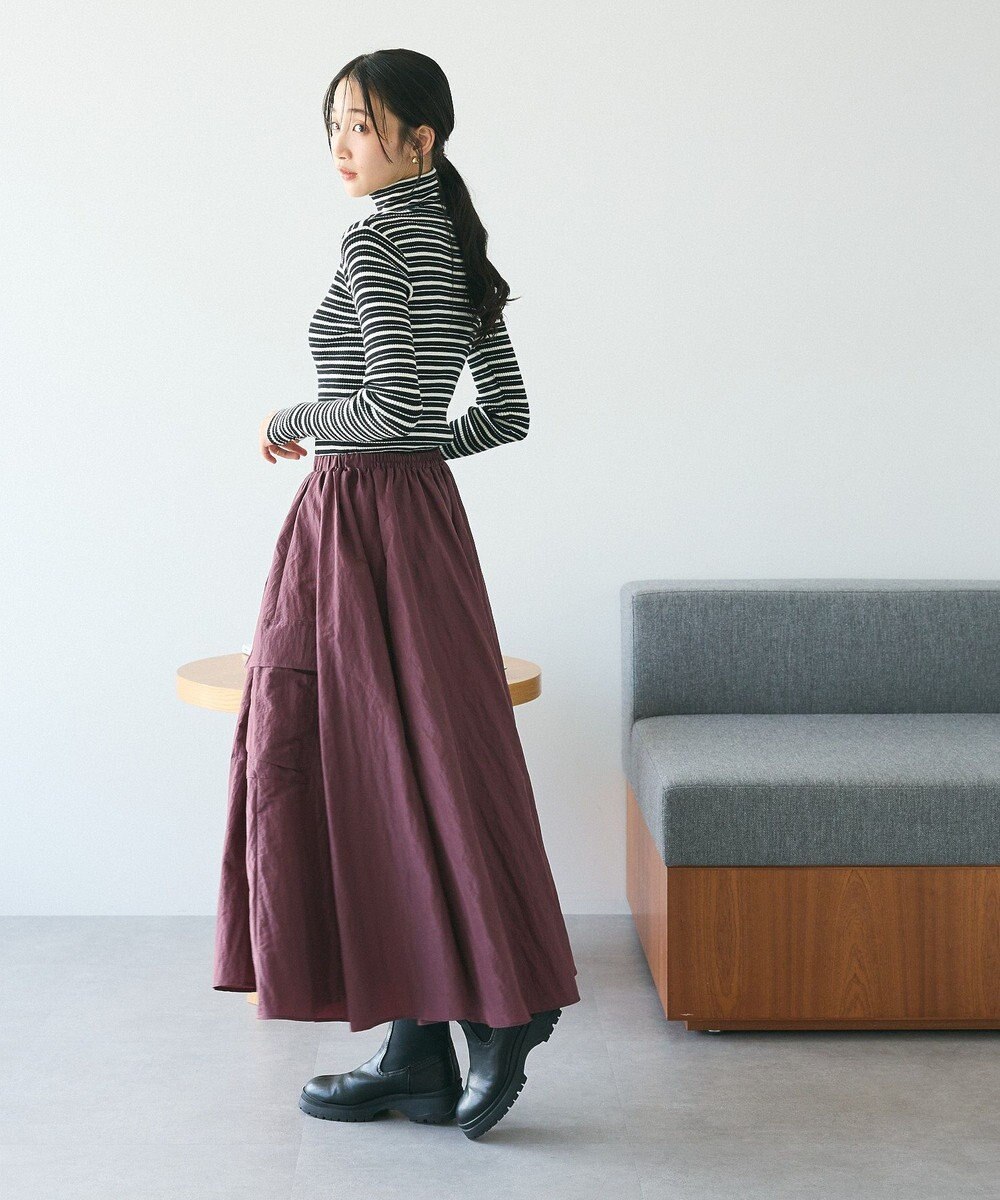 CRAFT STANDARD BOUTIQUE 洗える/とてもちリブタートルネックニットプルオーバー/24AW 
