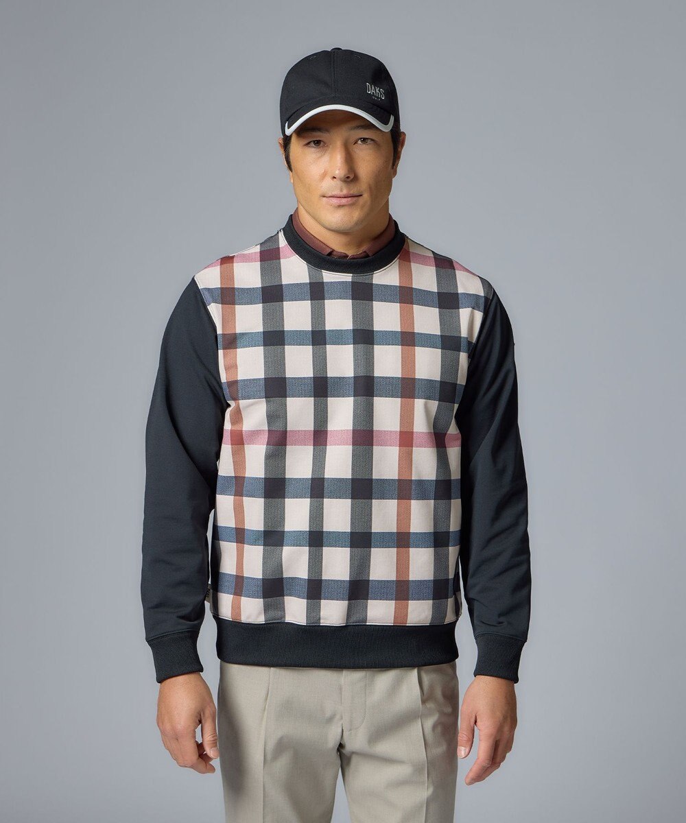 MEN】ハウスチェックミニ裏毛 トレーナー / DAKS GOLF | ファッション