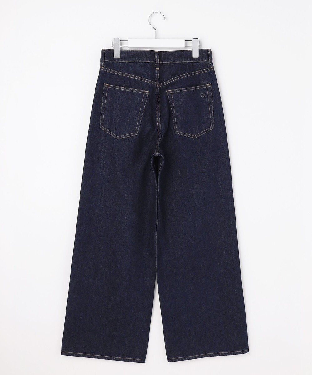 自由区 【カトリエムブーケ】Coton soie Denim ワイドストレートデニムパンツ 