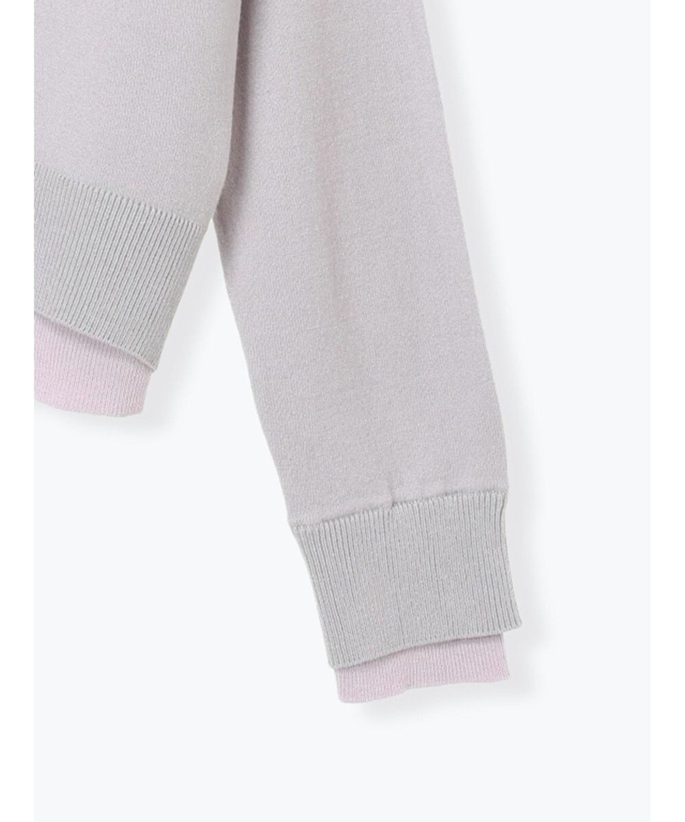 Te chichi 配色レイヤードカーディガン 