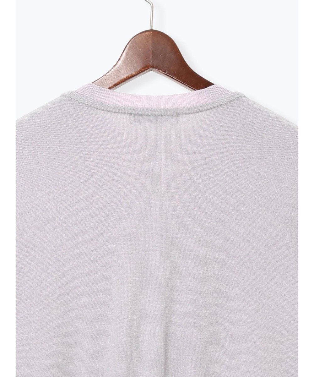 Te chichi 配色レイヤードカーディガン 