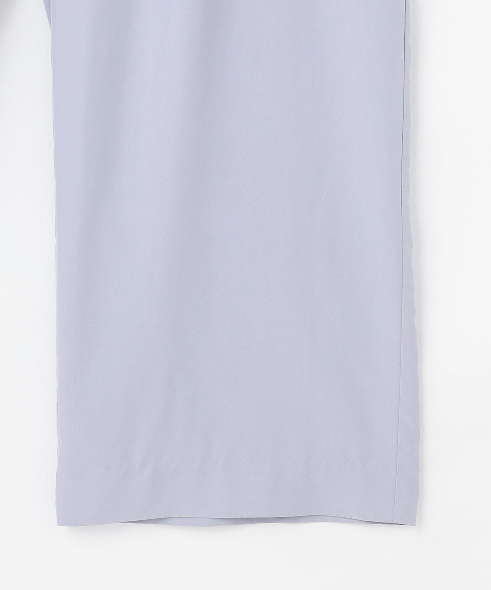 組曲 【先行予約】スムースクロス ラップ見えワイドパンツ 