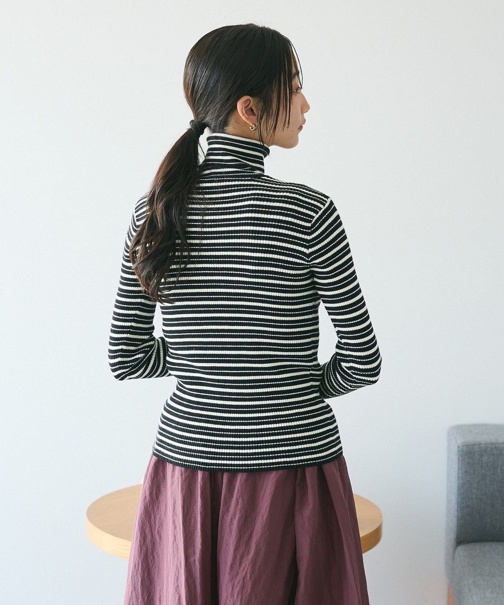 CRAFT STANDARD BOUTIQUE 洗える/とてもちリブタートルネックニットプルオーバー/24AW 