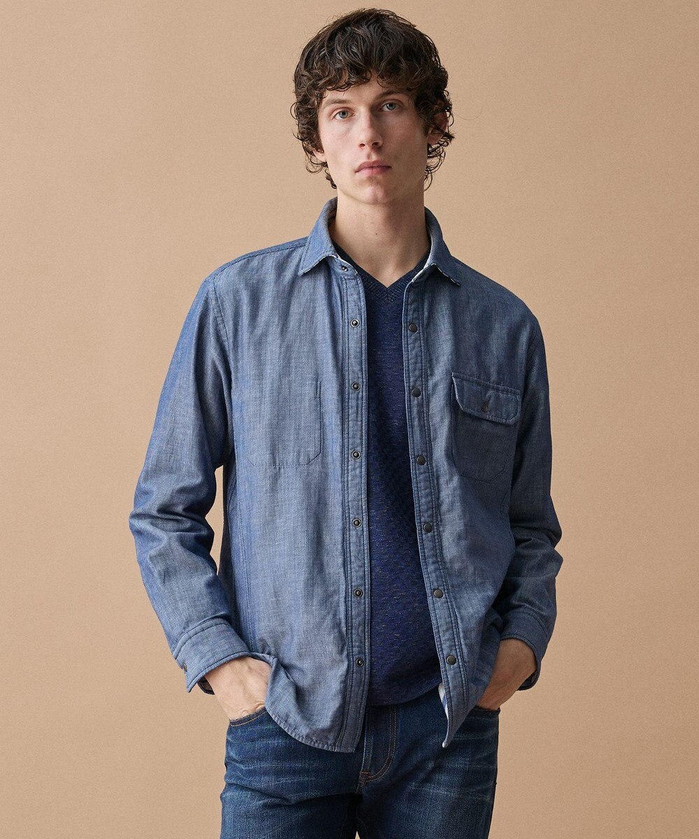 JOSEPH ABBOUD 【キングサイズ・2WAY】 リバーシブルシャツ 