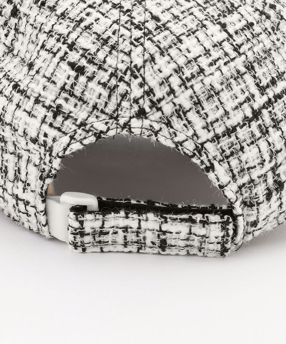 23区GOLF 【WOMEN】ツイードキャップ スタイリングが華やかに モノトーンコーデ 