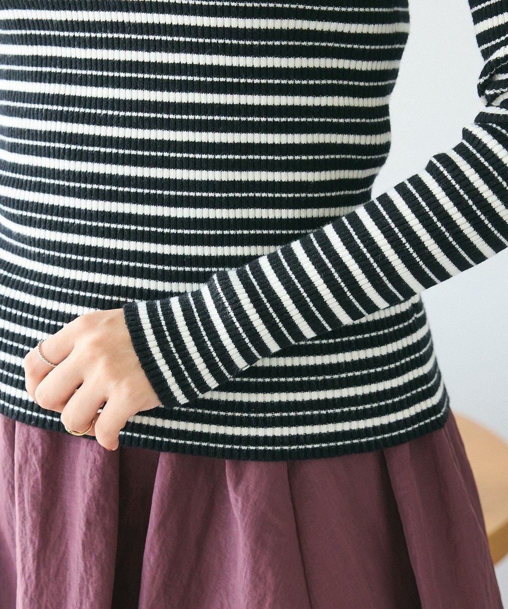 CRAFT STANDARD BOUTIQUE 洗える/とてもちリブタートルネックニットプルオーバー/24AW 