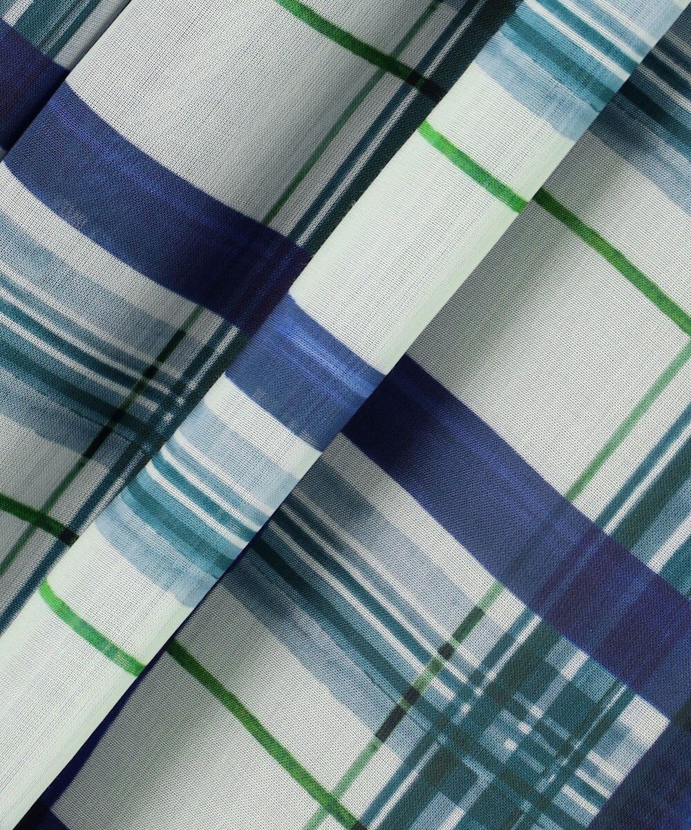 23区 L 【WEB&一部店舗限定/洗える】手書き風チェックプリント ギャザー スカート 