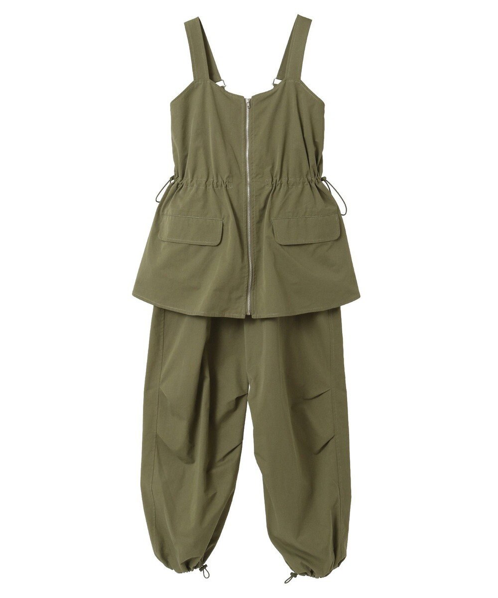 Green Parks ウ゛ィンテージペプラムオールインワン 