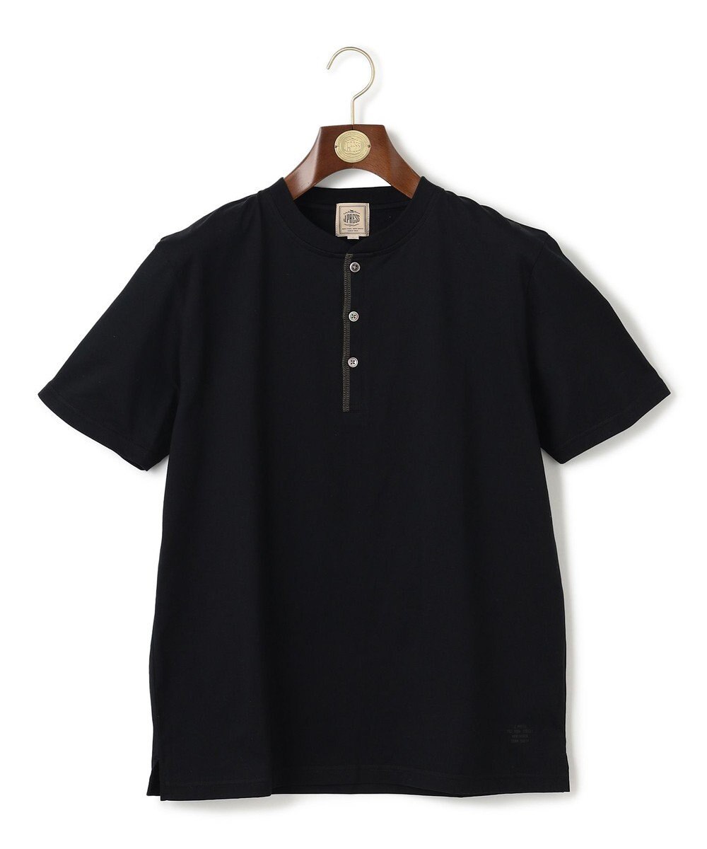 J.PRESS MEN シルケット天竺ヘンリーネック Tシャツ 