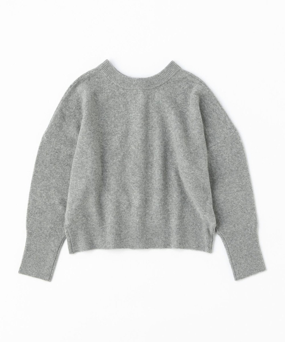 UNFILO 【新色追加/洗える】ふわふわニット パールボタンカーディガン 