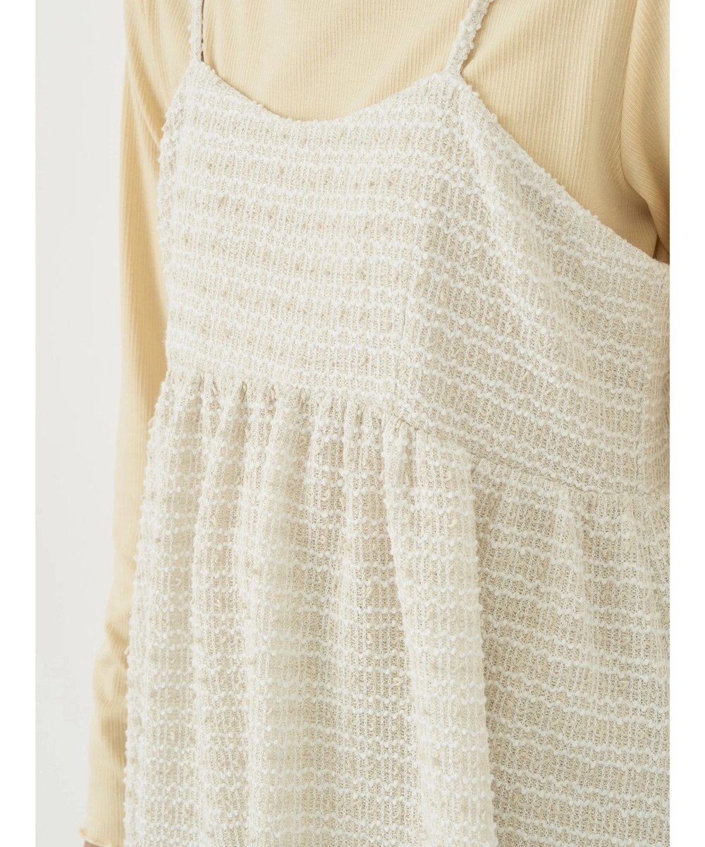 earth music&ecology ツイードキャミチュニック 