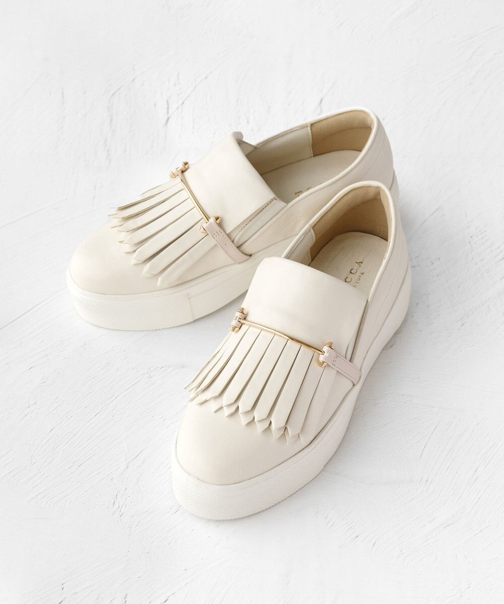 TOCCA 【晴雨兼用】FRINGE SLIPON RAIN SNEAKERS スニーカー 