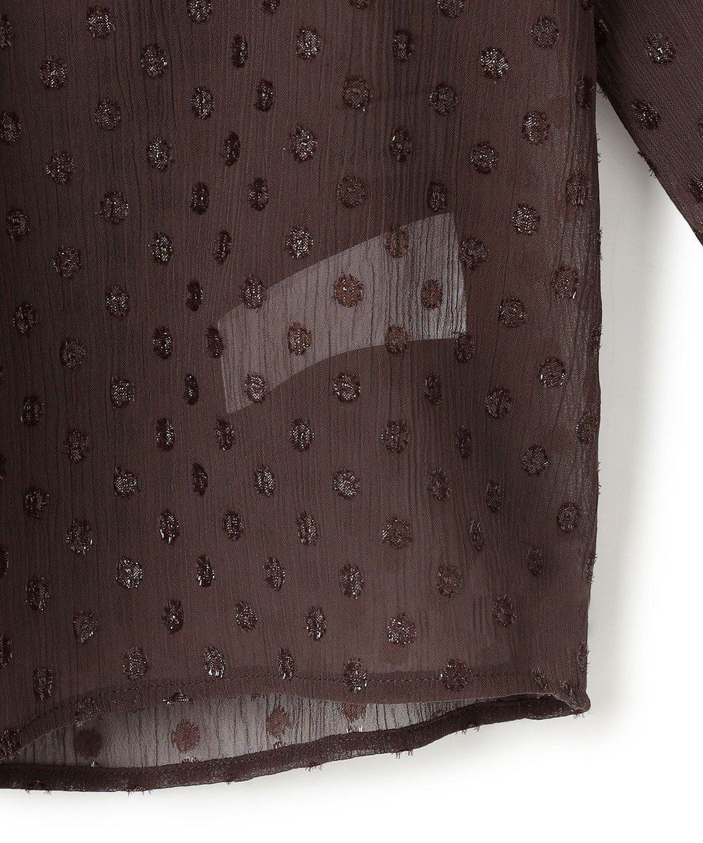 uncrave シアードットジャガード ブラウス 