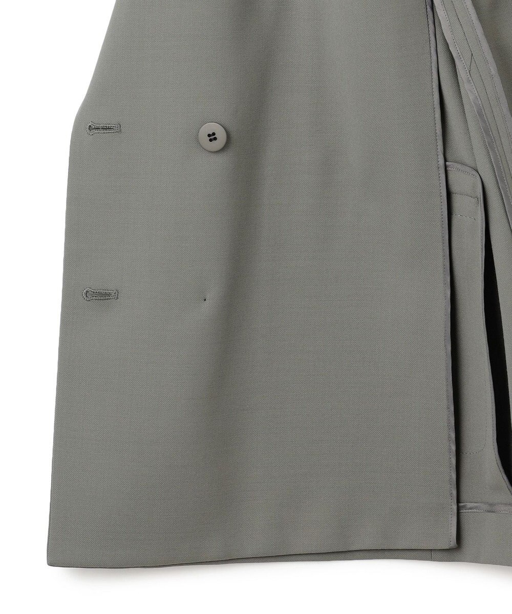 ICB ウール2WAYストレッチ ダブルブレストジャケット 