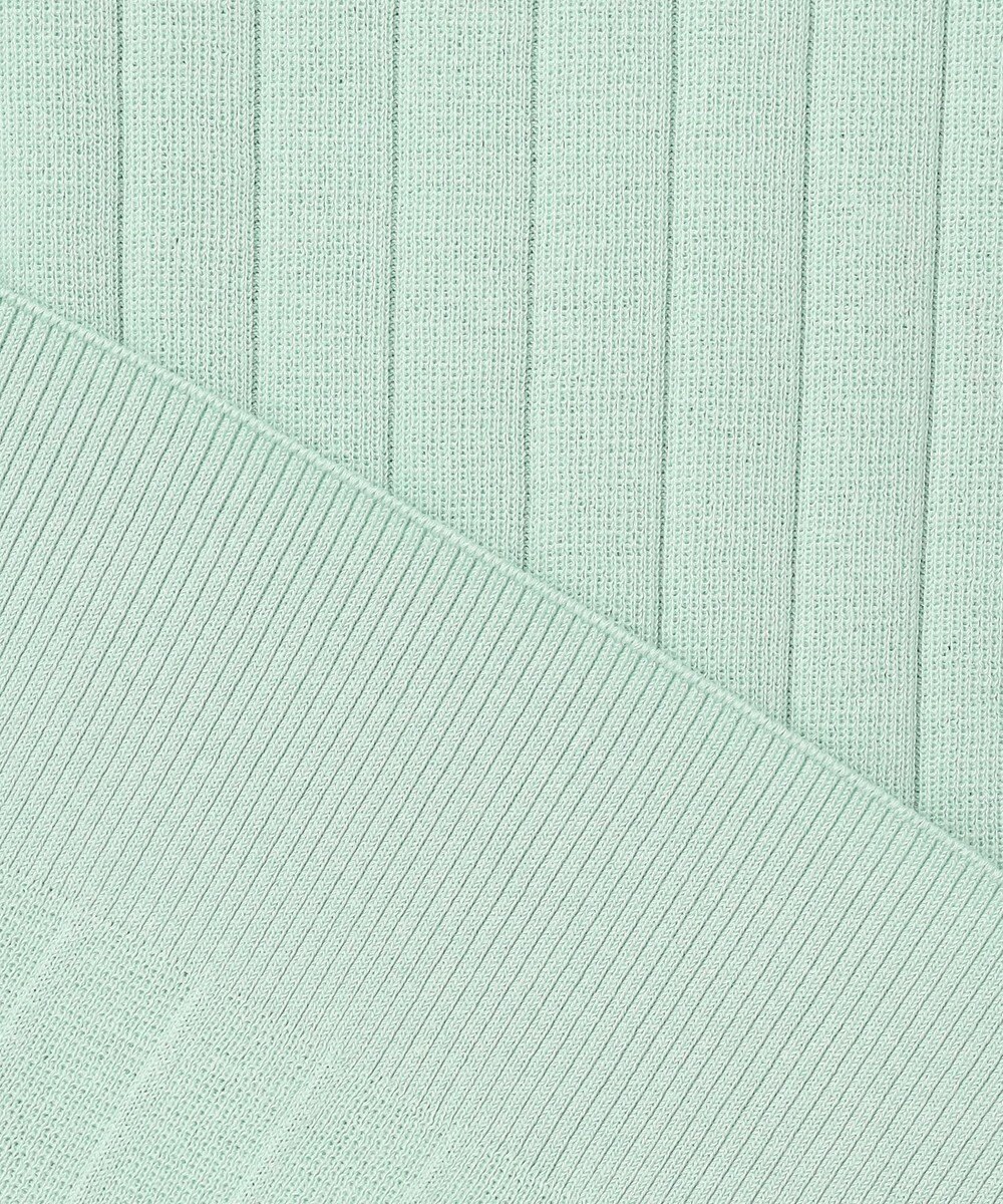 J.PRESS LADIES L 【洗える】Cotton Acetate ストライプ ニット プルオーバー 