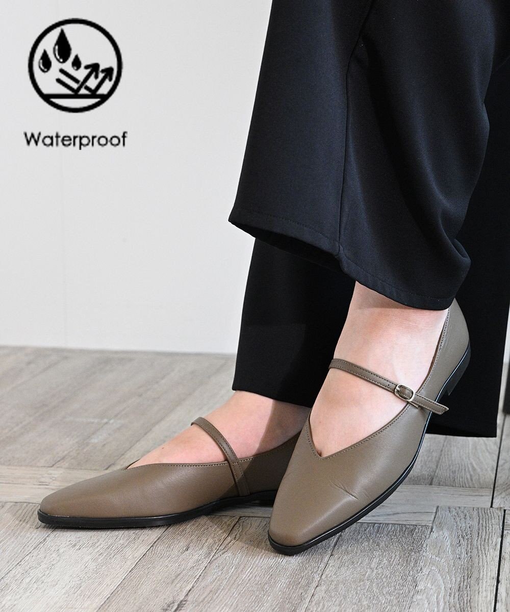 APOM 日本製 晴雨兼用スクエアトゥストラップシューズ15＜CRAHUG限定＞ 