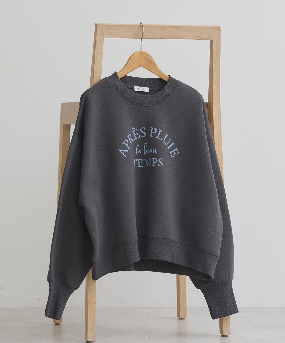 earth music&ecology アソートロゴショートスウェット 