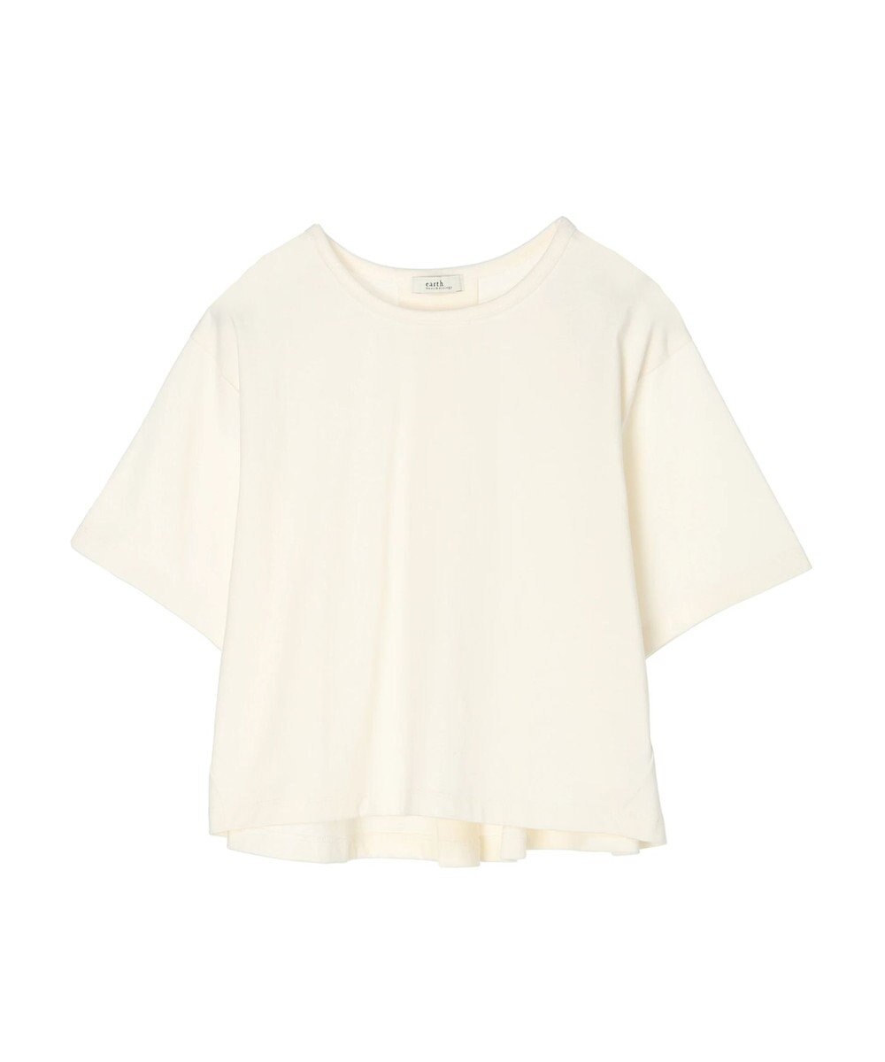 earth music&ecology バックタッククロップドＴ 