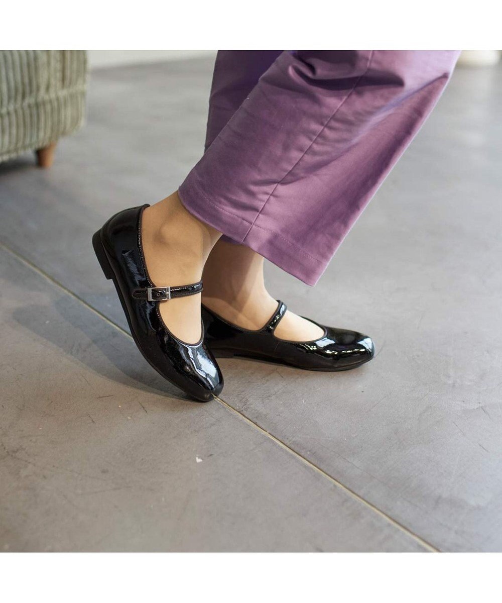 ing <ing>【WEB限定】ストラップフラットシューズ 