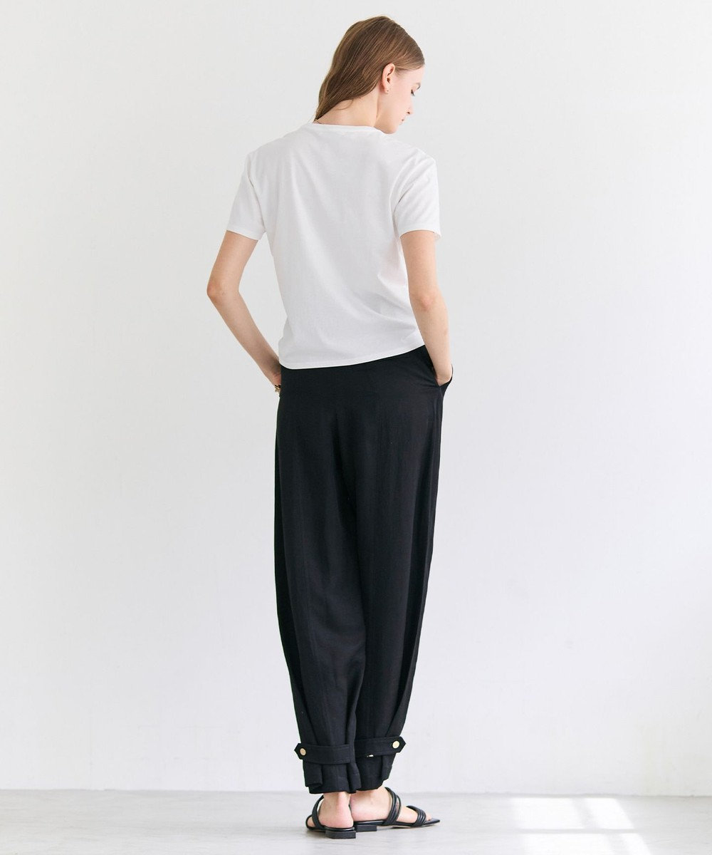 BEIGE， CERUSSITE / フォルムタック ドレープTシャツ 