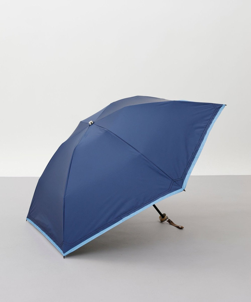 AURORA Blao（ブラオ） ステッチ晴雨兼用傘（折り畳み・ミニ） ネイビー