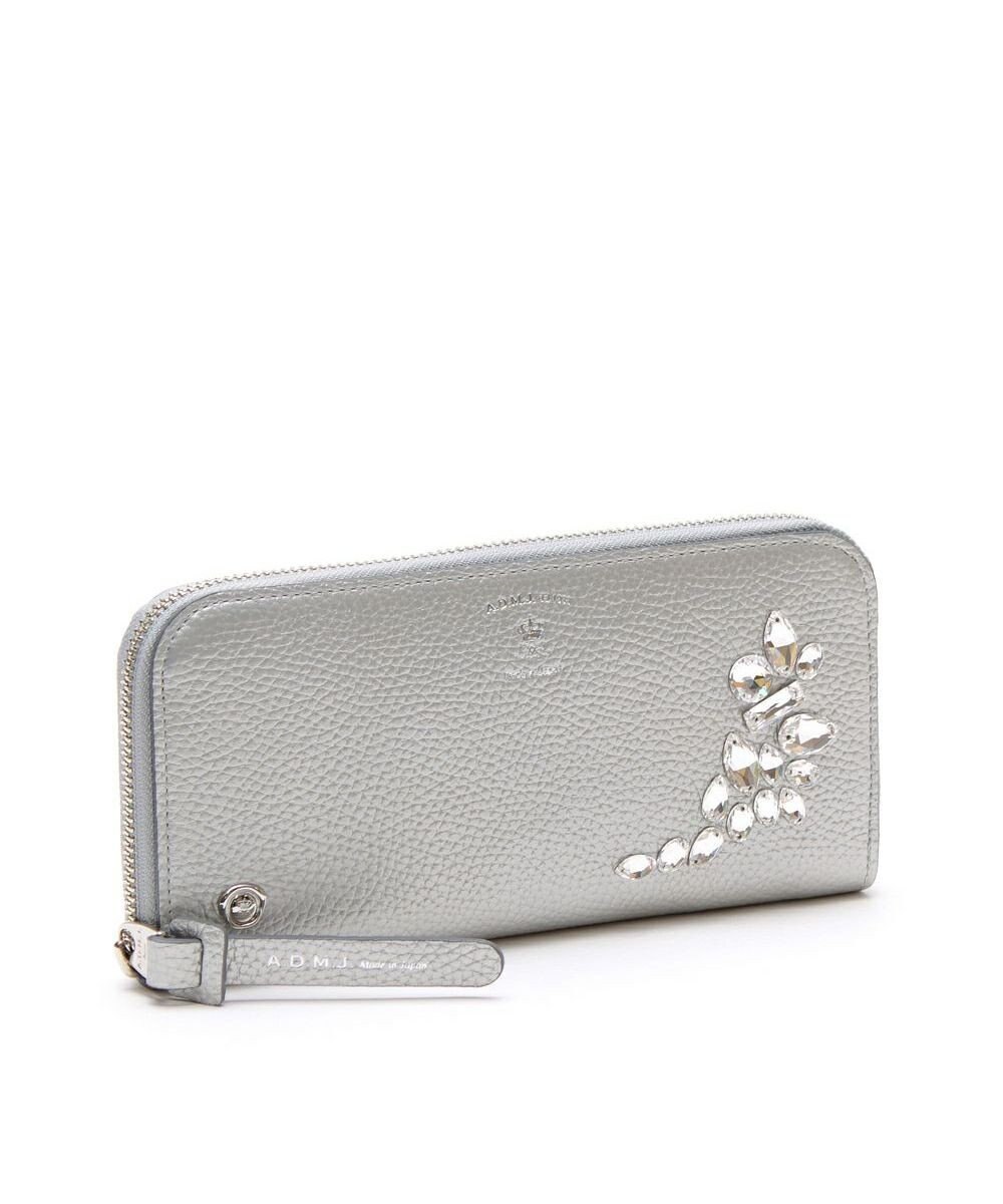A.D.M.J. 【牛革】 クリスタルソーイング ラウンドウォレット 