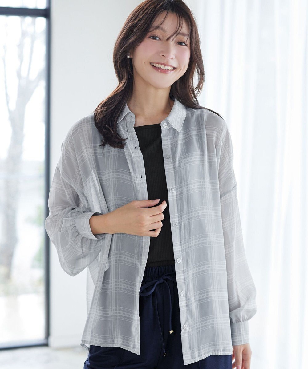 Tiaclasse シアーシャツ＋タンクトップセット（2点セット） 