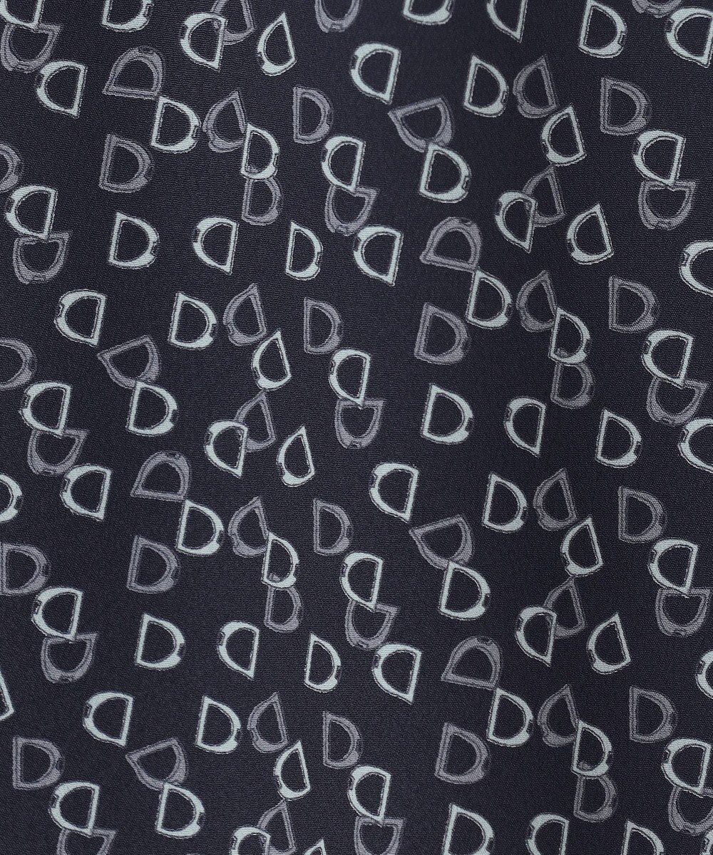 J.PRESS LADIES 【洗える】チェーンプリント マーメイド スカート 