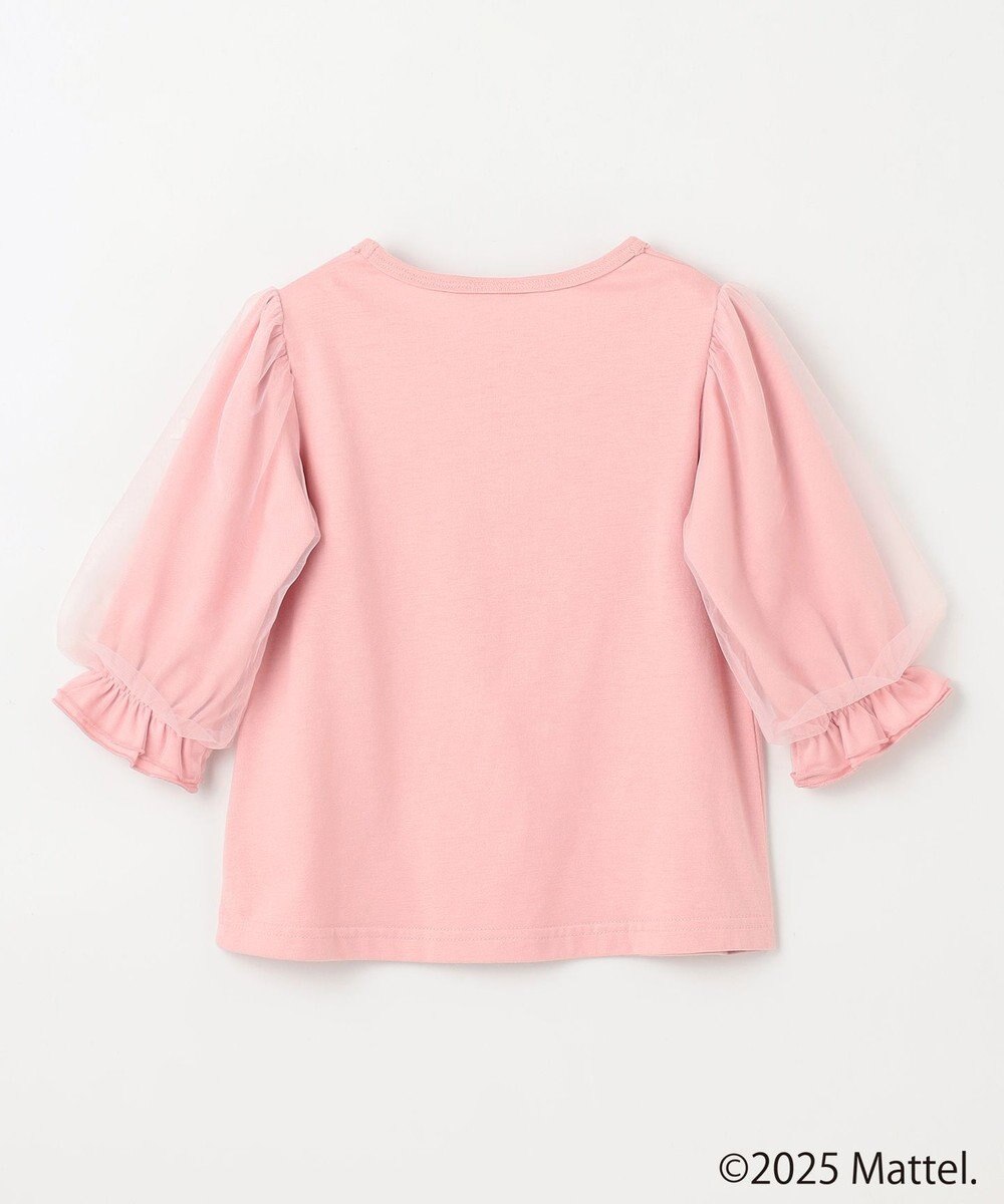 ANY KIDS 【Barbie(TM)】リボン 七分袖Tシャツ 