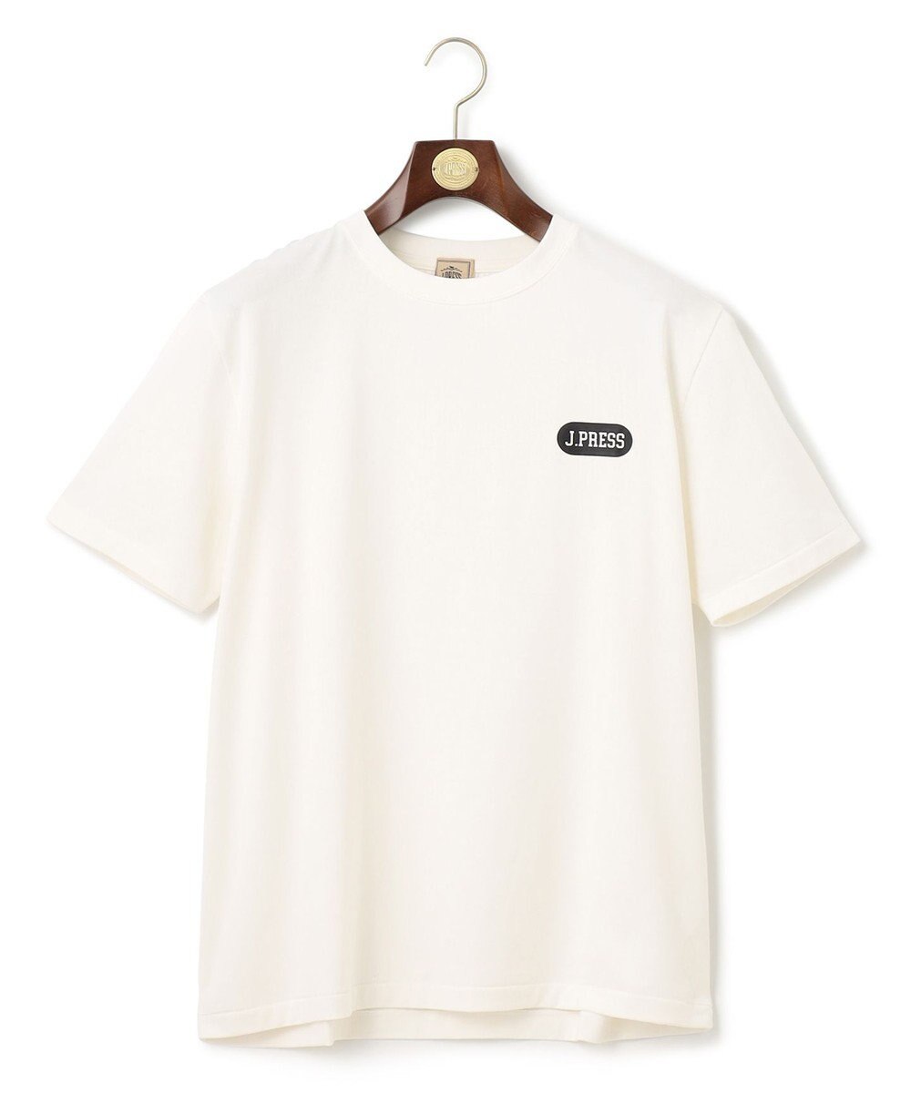 J.PRESS MEN 【WEB・一部店舗限定】ワンポイントロゴTシャツ ホワイト系