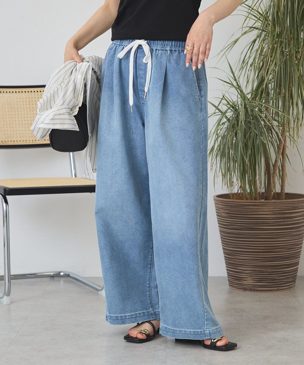 AMERICAN HOLIC イージーデニムワイドパンツ 