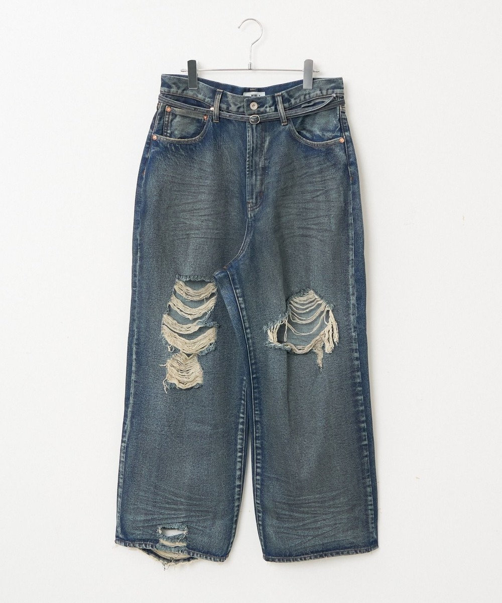 WEGO スーパーバギーデストロイデニム 