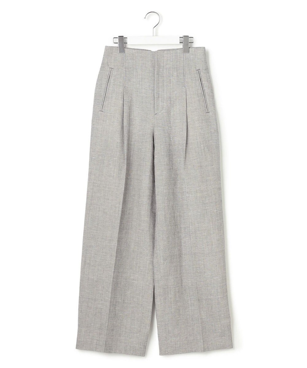 23区 【GOLD LABEL】ウールリネン ワイドパンツ 