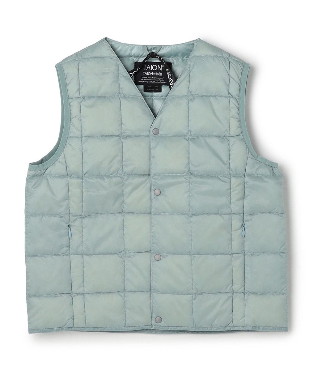 UNFILO 【120-150cm】TAION Vネック ダウンベスト(UNISEX) 
