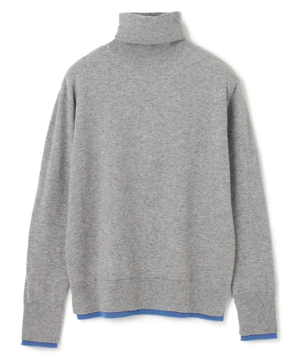 BEIGE， 【洗える】POMPE / ウールカシミヤタートルネックニット 