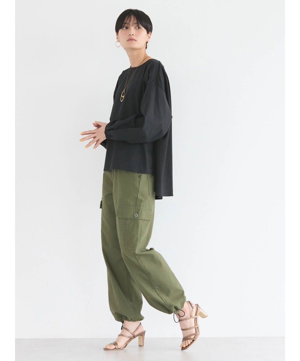 AMERICAN HOLIC 異素材バックタックドッキングプルオーバー 