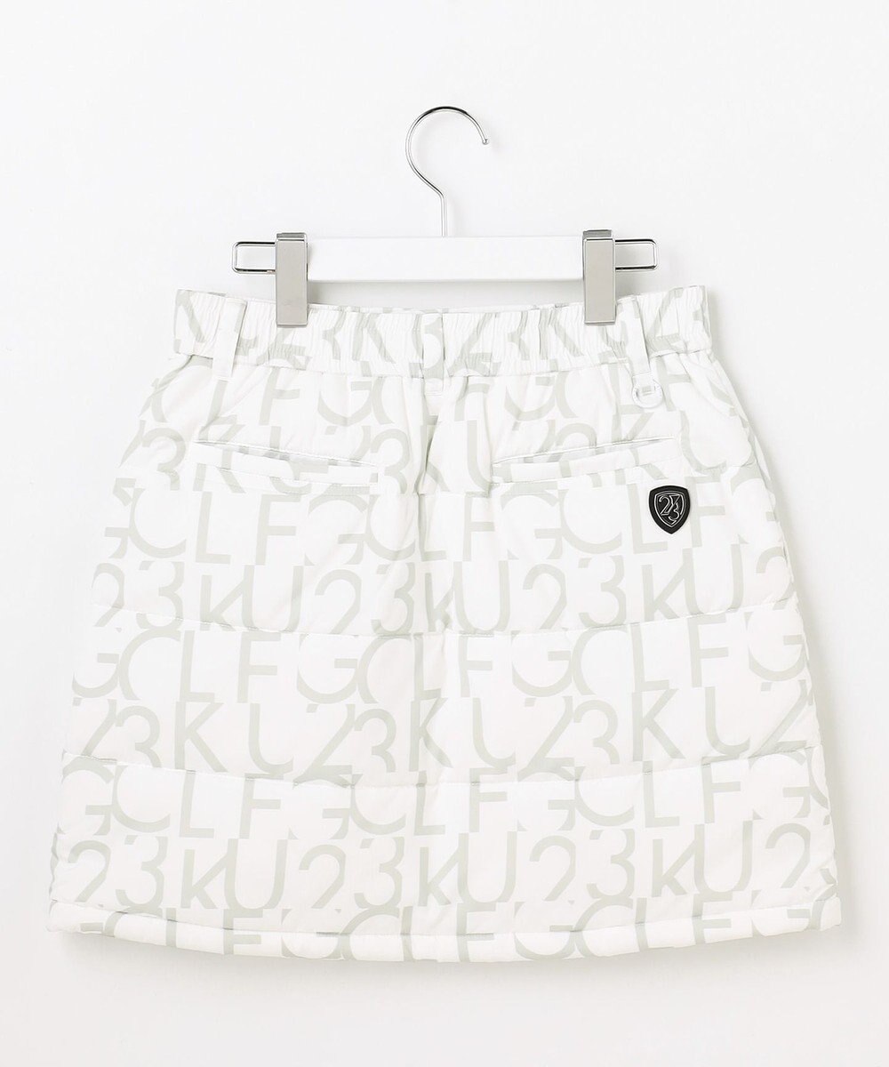 23区GOLF 【WOMEN】中綿ロゴプリントスカート 