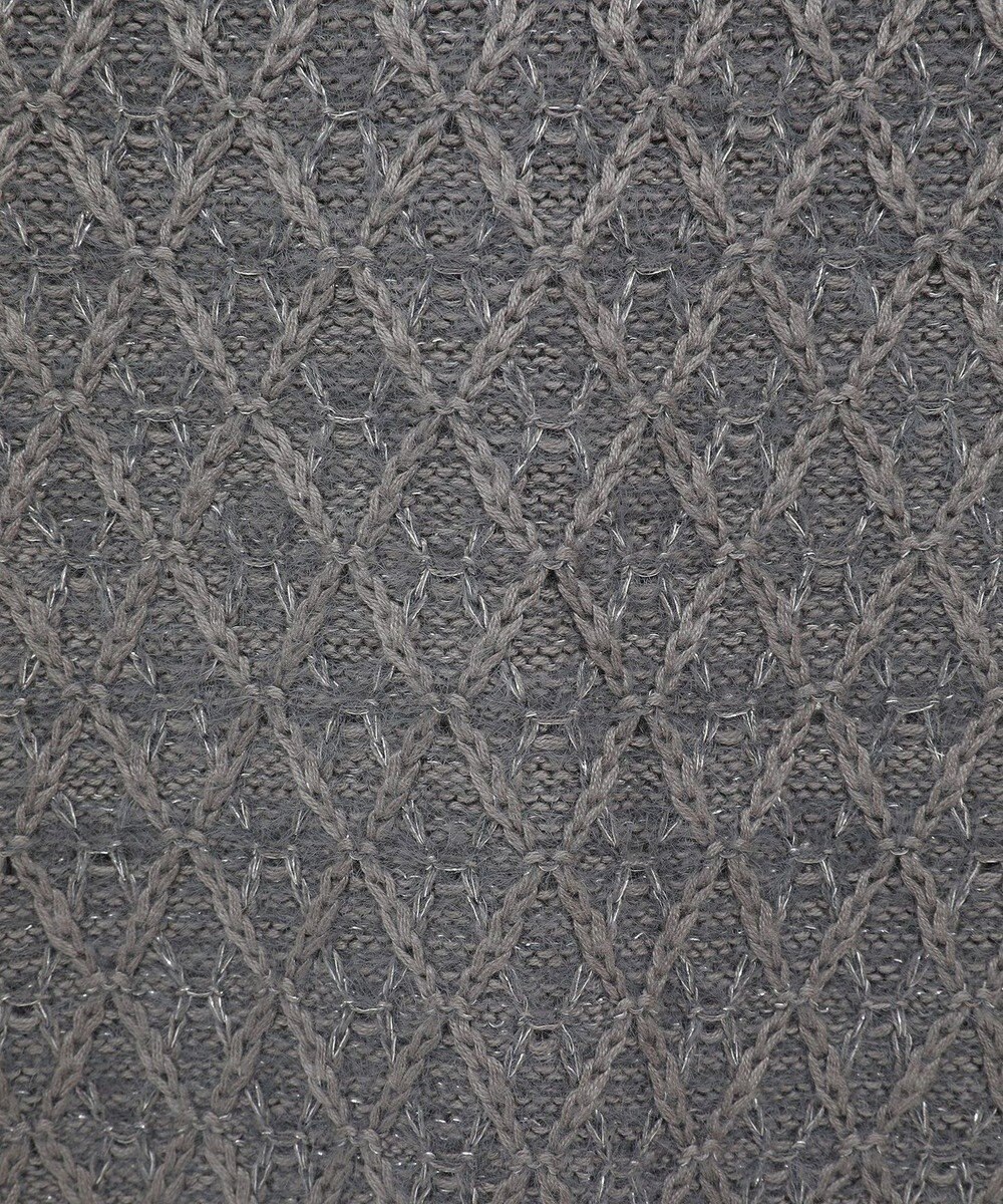 earth music&ecology ラメジャガードニットベスト 